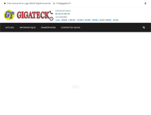 Tablet Screenshot of gigateck.fr